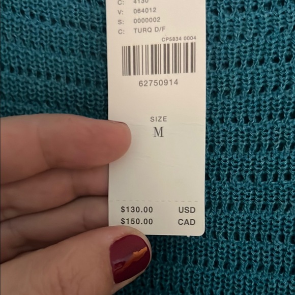 Blue Ribbed Sheath Dress - Picture 4 of 10